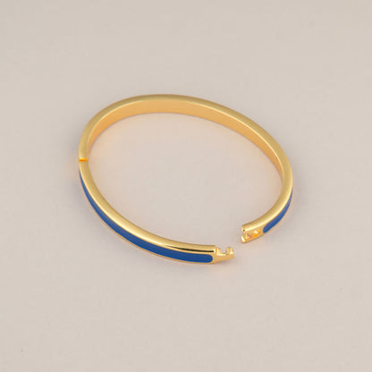 Bracciale Fascia Piccola - Blu elettrico