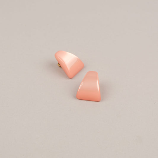 Orecchini Trapezio - Rosa