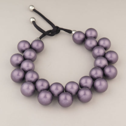 Collana Sfere - Viola