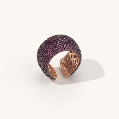 Anello Adorno - Fucsia