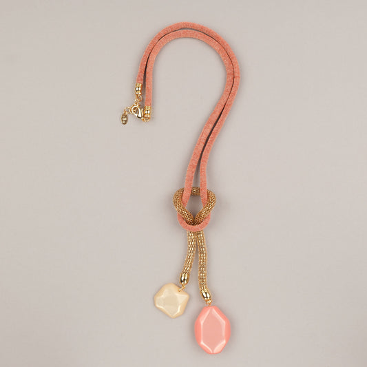 Collana Cravatta - Corallo