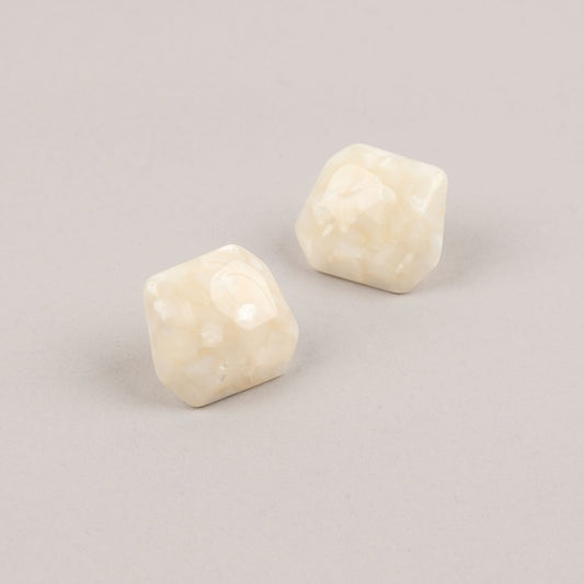 Orecchini Pattern - Latte