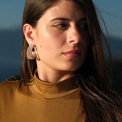 Orecchini Strie - Oro