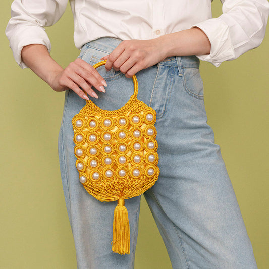 borsa-perle-giallo-enrico-versari