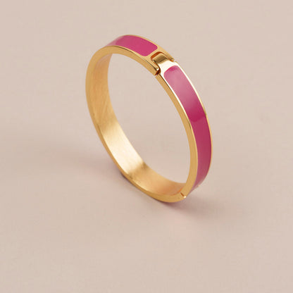 bracciale-donna-fascia-fucsia-Frontale-francesca-bianchi-design