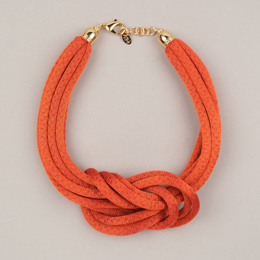 Collana Nodo6 - Arancio