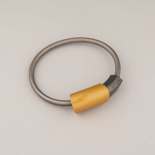 Bracciale Tube - Mattone e Brunito