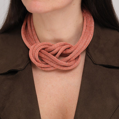 Collana Nodo6 - Corallo