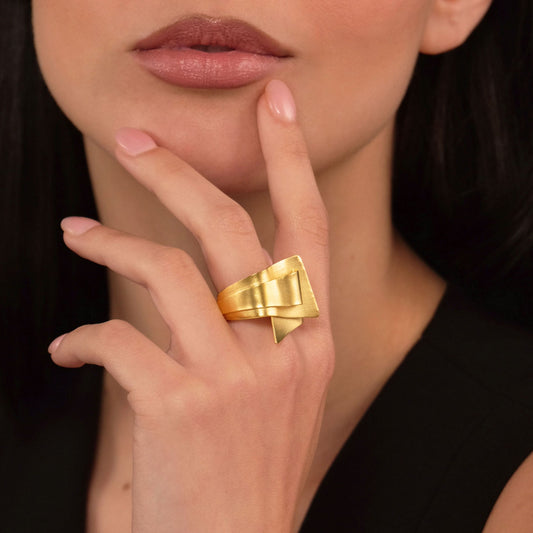 Anello Dune - Dorato