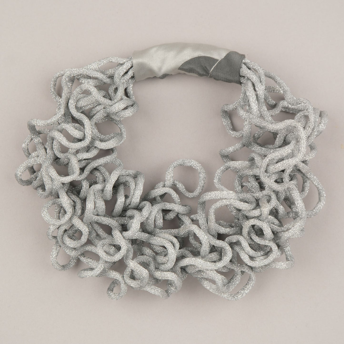 Collana Lurex - Argento