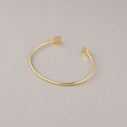 Bracciale Quadrati - Verde prato