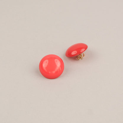 Orecchini Roulette - Rosso corallo