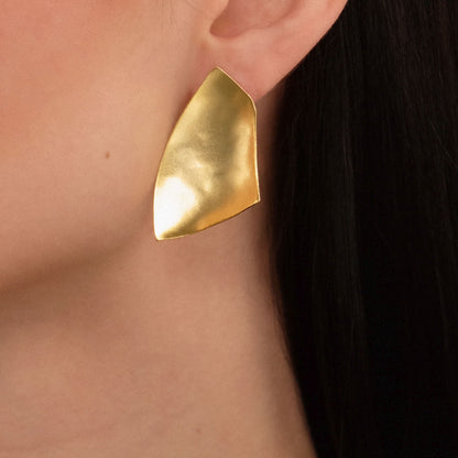 Orecchini Trapezio - Dorato