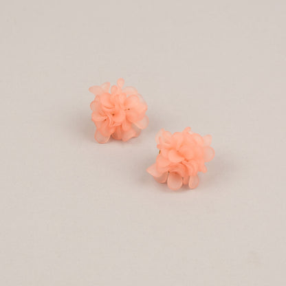 Orecchini Fiorire - Rosa pesca