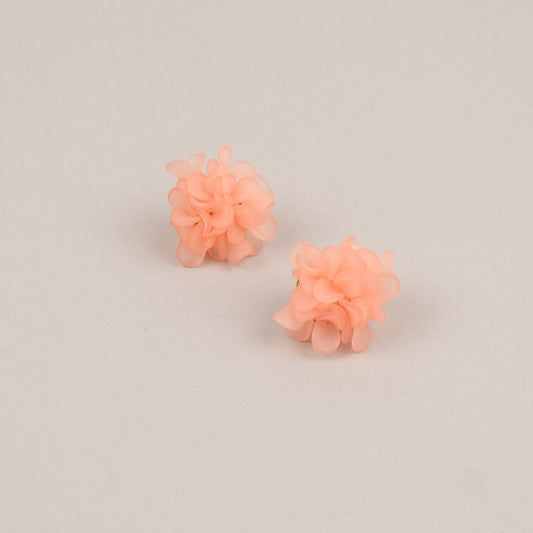 Orecchini Fiorire - Rosa pesca
