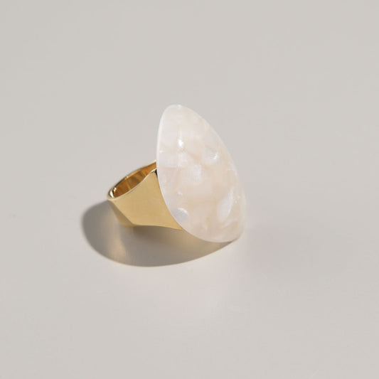 Anello Delta - Avorio