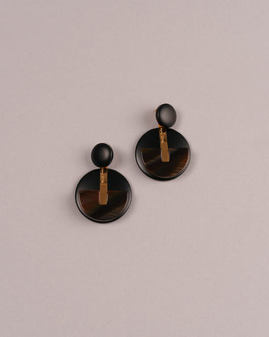 Semicircle earrings in resin Antura Accessori