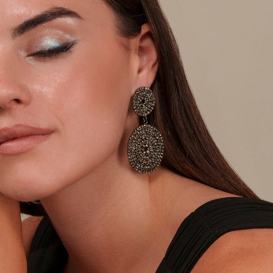 Fedra Earrings - Anthracite