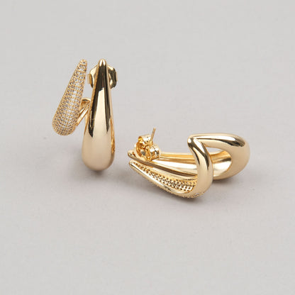 Orecchini Duo - Oro