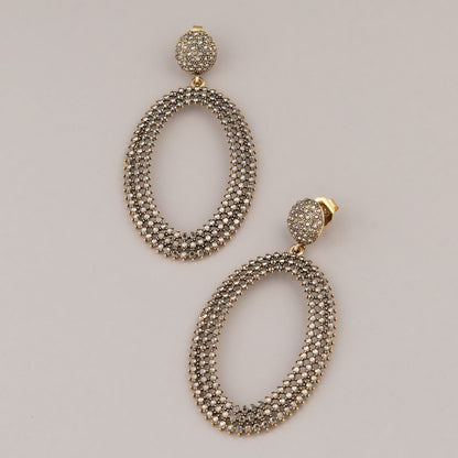 Orecchini Ovale - Grigio antracite