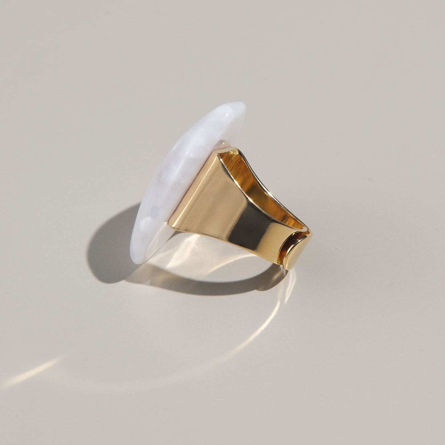 Anello Delta - Bianco